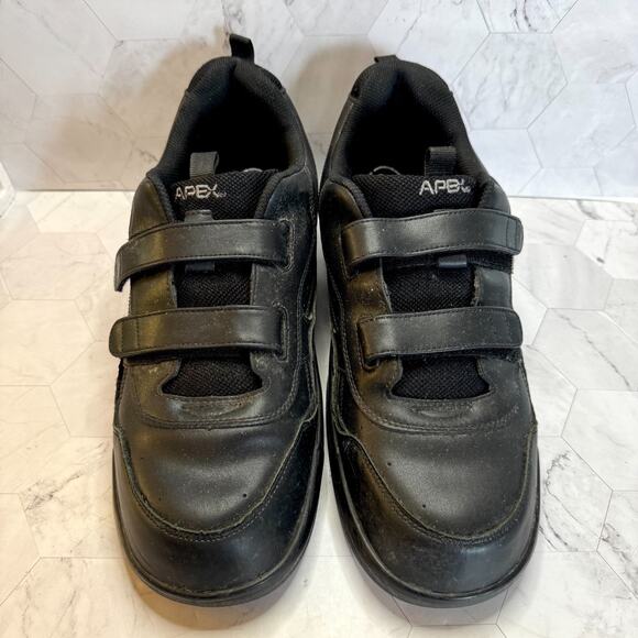 Apex Ambulator Shoes G8010M Mens Size 14 Wide Black Straps Comfort Medical main image 5
